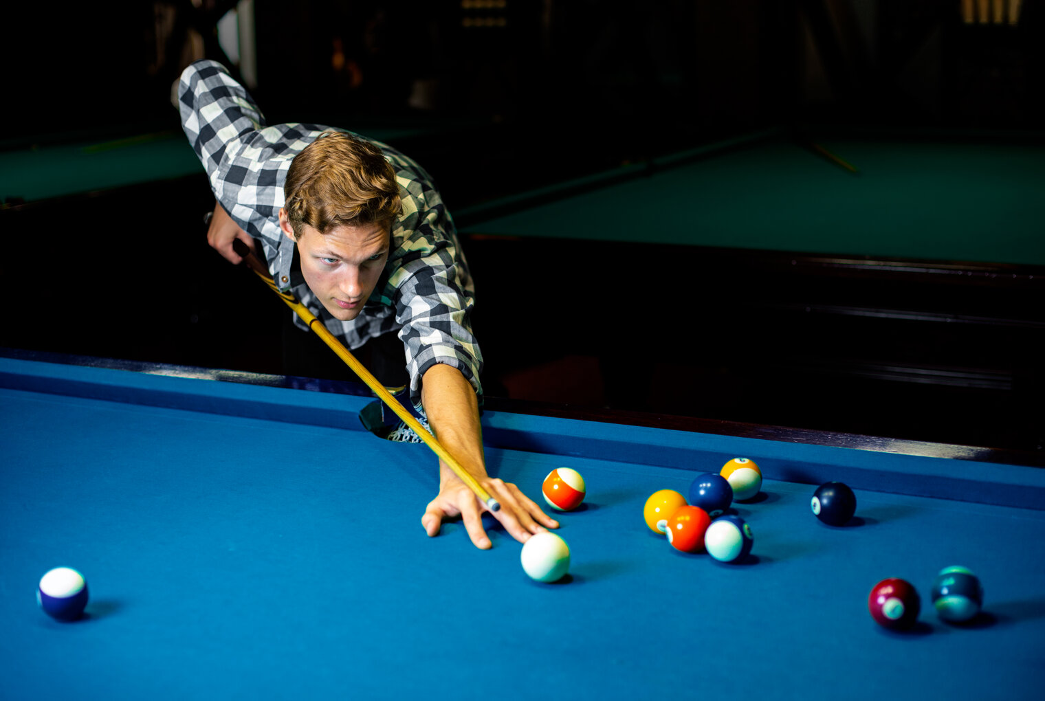 Amerikanisches Pool und Billard im Preston Palace