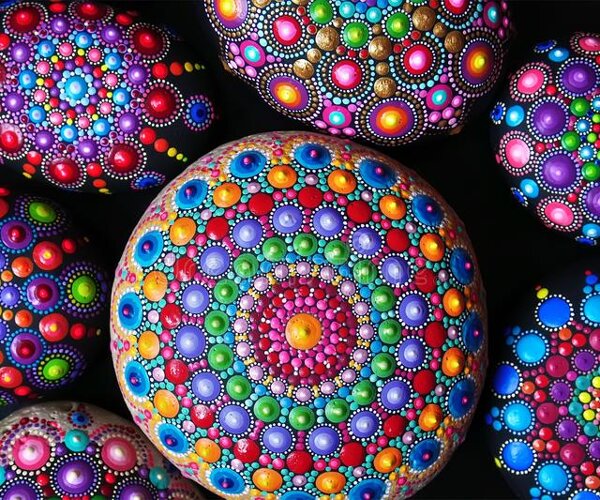 mandala stenen schilderen