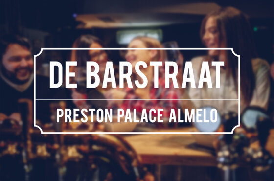 Barstraat met logo